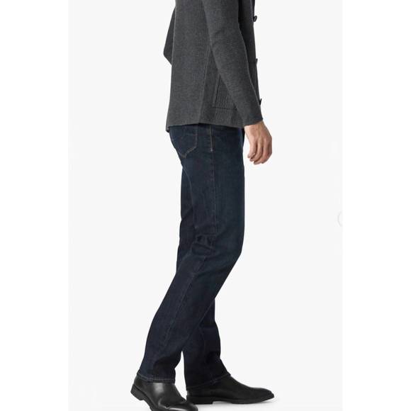 NEW 34 HERITAGE charisma straight leg denim jeans in dark comfort